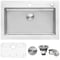 Ruvati 33"x22" Drop-in Topmount Kitchen Sink 16 Gauge SS Single Bowl RVM5001 - alternate 1